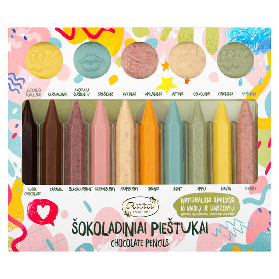 Collection of chocolate figures “Chocolate pencils“, 125 g