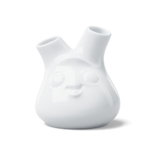 Small Vase Cheeky (2 outlets), white